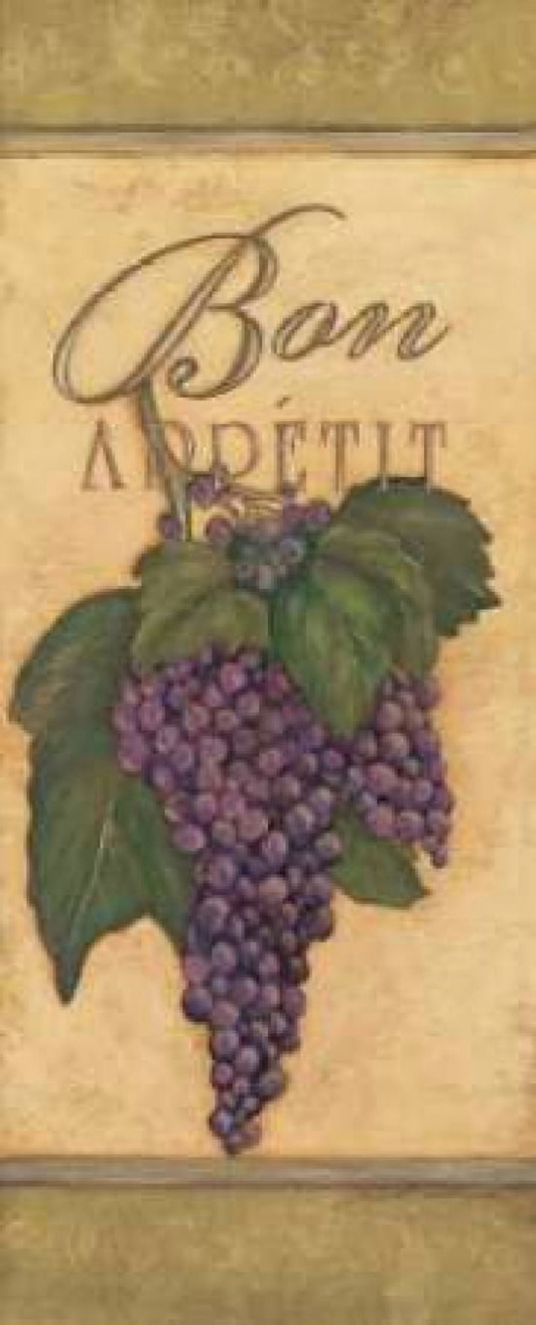 Bon Appetit Canvas Art - Stephanie Marrott (10 x 20)
