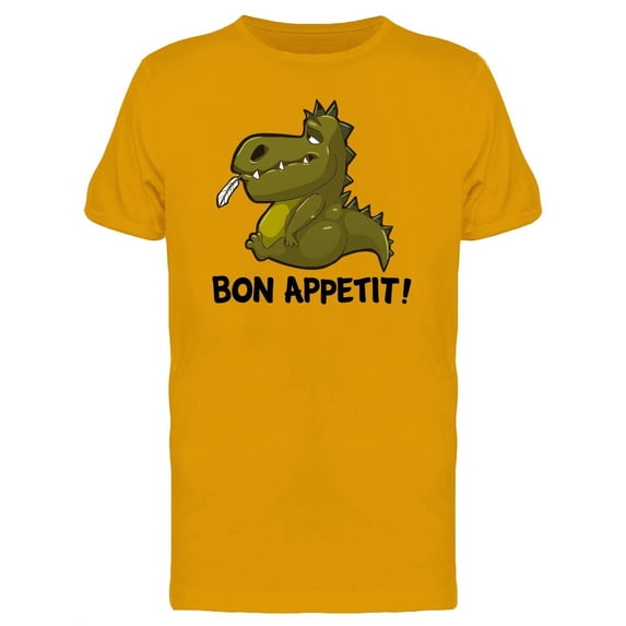 Bon Appetit! Full Dino T-Shirt Men -Image by Shutterstock, Male Medium