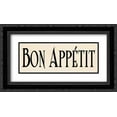 thumbnail image 1 of Bon Appetit I 2x Matted 24x14 Black Ornate Framed Art Print by Harbick, N, 1 of 2