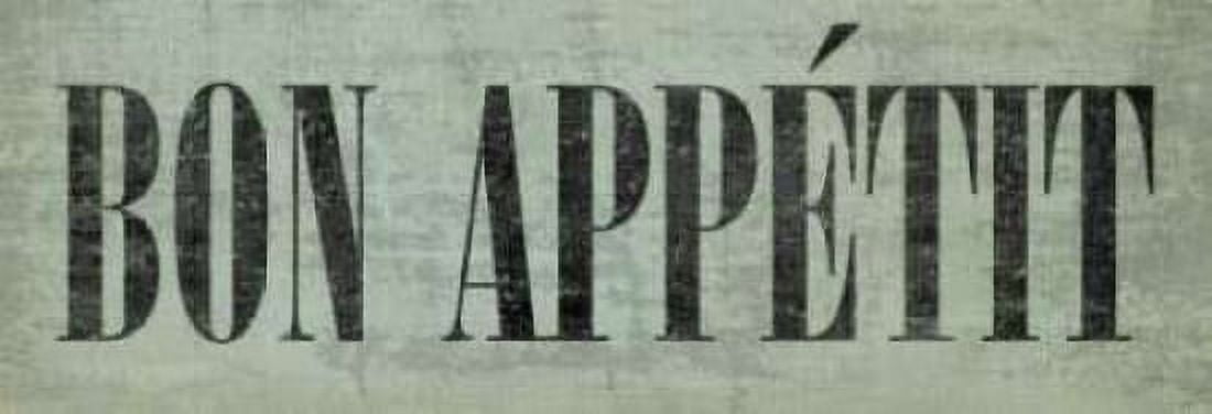 Bon Appetit III Canvas Art - N Harbick (12 x 36)