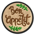 thumbnail image 1 of Bon Appetit Kitchen Applique Multi-Color Embroidered Hook & Loop Patch - 2.0 Inch Mini, 1 of 5