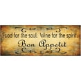 thumbnail image 1 of Bon Appetit Metal Sign, 1 of 3