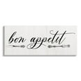 thumbnail image 1 of Bon Appetit Vintage Cutlery Typography Graphic Art Gallery Wrapped Canvas Print Wall Art, 1 of 7