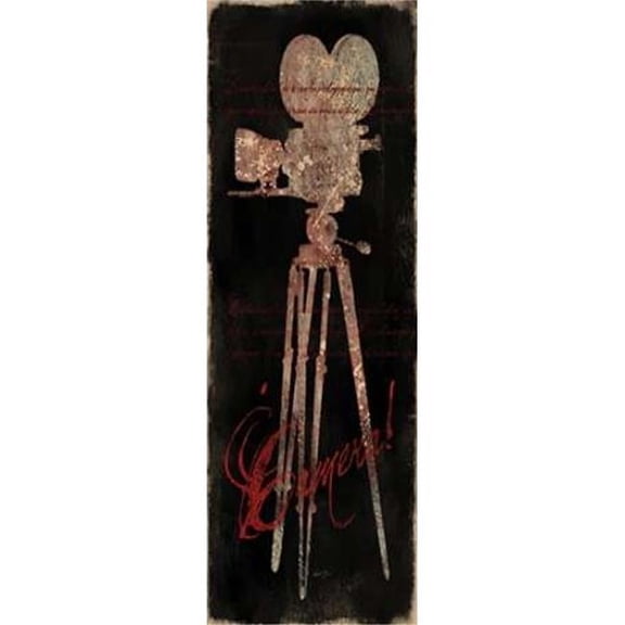 Bon Art PDXEY25041SMALL Cinematographers Dream II - Red Poster Print by Eric Yang, 8 x 24 - Small