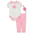 thumbnail image 1 of Bon Bebe Baby Girls' 3-Piece Outfit, 1 of 4