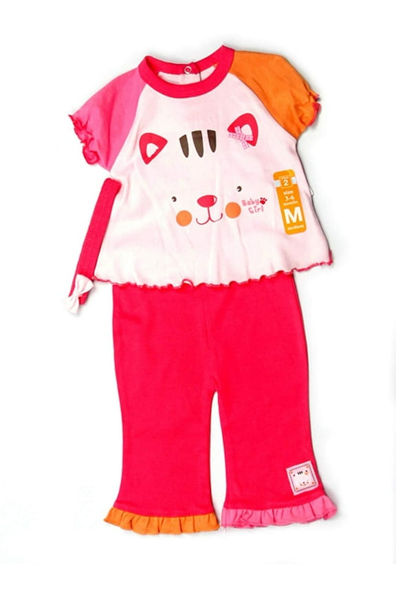 Baby Girls 3Pc Set Size 3-6Mos