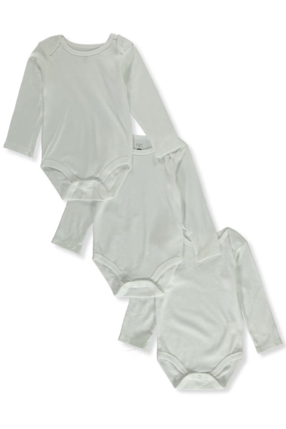 Baby Unisex 3-Pack L/S Bodysuits