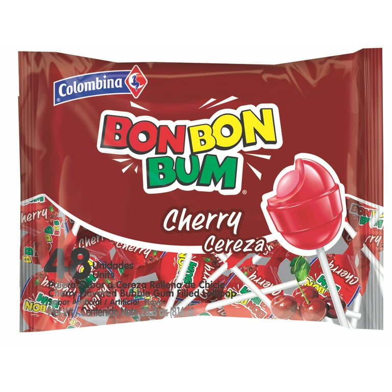 Bon Bon Bum Cherry, 48 Count - Walmart.com
