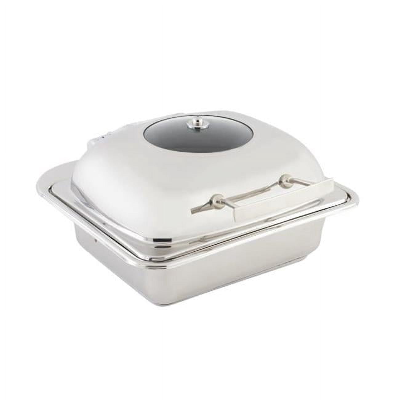 Bon Chef 20301 Square Induction Chafer with Glass Lid Food Pan ...