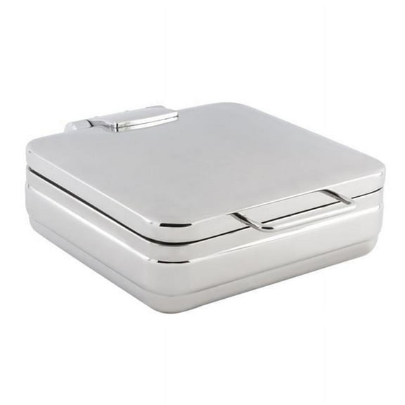 Bon Chef 20309 1.50 gal 0.75 Size Rectangular Induction Chafing Dish with Glass & without Stand, 15.75 x 19 x 5.37 in.