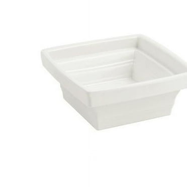 Bon Chef  5.25 x 5.25 x 2.25 in. Americana Square 1 quart Bowl - Ivory