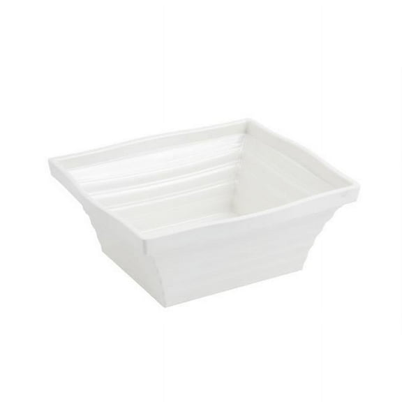 Bon Chef 53102IVORY 10.25 x 9 x 4 in. Americana Square 4 quart Bowl, Ivory - 16 oz