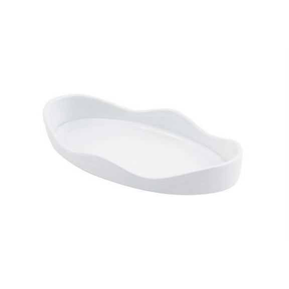 Bon Chef 53208WHITE 11 x 6 x 2 in. Euro Round Bowl 24 oz Bowl, White