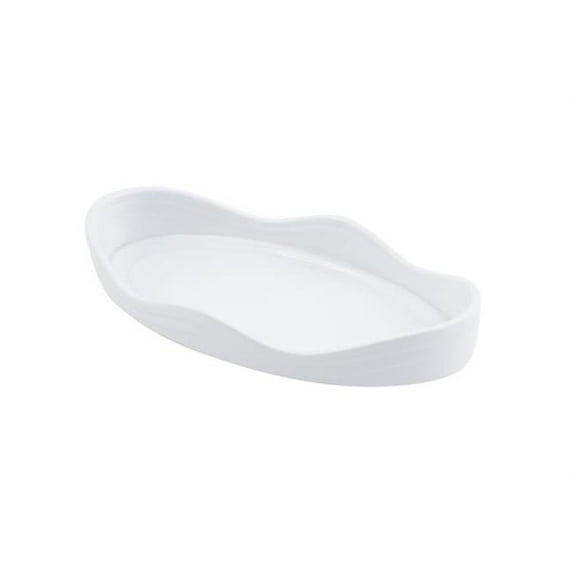 Bon Chef 53208WHITE 11 x 6 x 2 in. Euro Round Bowl 24 oz Bowl, White