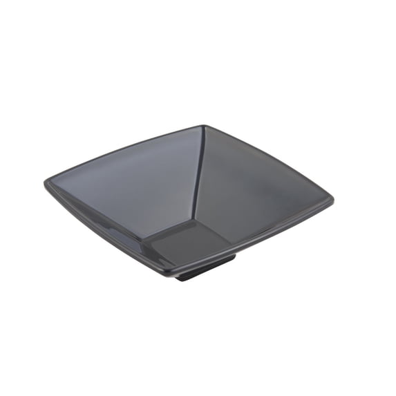 Bon Chef 53503BLACK Melamine Square Bowl, 12 oz Capacity, 6-3/8' Length x 6-3/8' Width x 2-1/4' Depth, Black