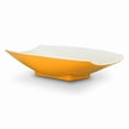 thumbnail image 1 of Bon Chef 53705-2ToneYellow 21 x 12.12 x 4.25 in. Melamine Curves Bowl with Yellow Outside & White Inside, 160 oz - 5 quart, 1 of 1