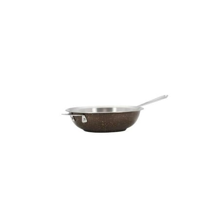 Bon Chef 60008STARLIGHT 12 in. Hotstone Starlight Cucina Chefs Pan with Lid - Induction Bottom