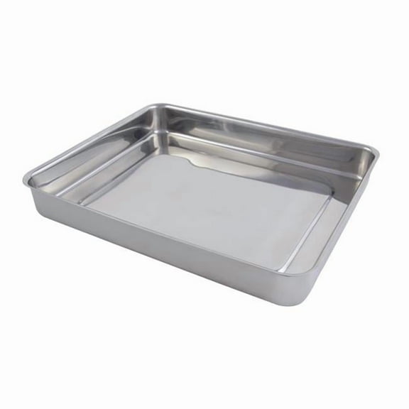 Bon Chef 60017 14 x 12.12 x 2.12 in. Cucina Stainless Steel Large Food Pan No Handles, 5 quart