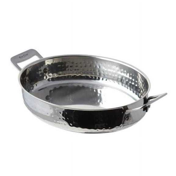 Bon Chef 60019HF 9.5 x 7.37 x 2.25 in. Cucina Oval Augratin Hammer, 48 oz