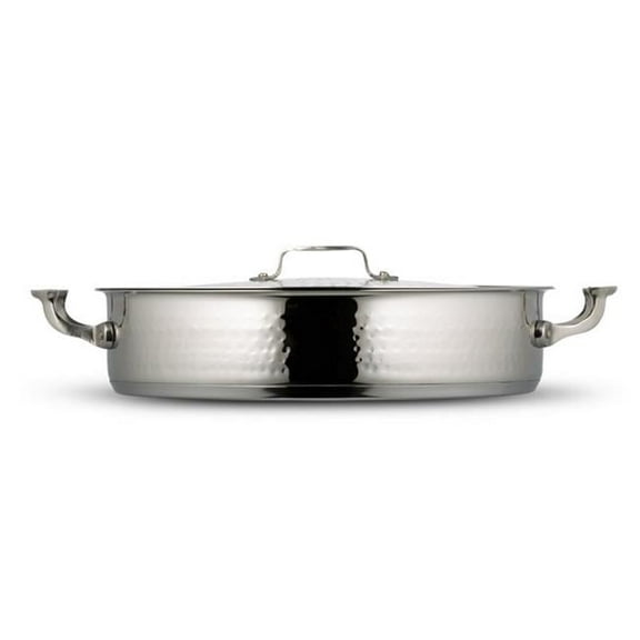 Bon Chef 60032HF 14.75 in. dia. Cucina 9 quart Pot with Cover Hammer Induction Bottom