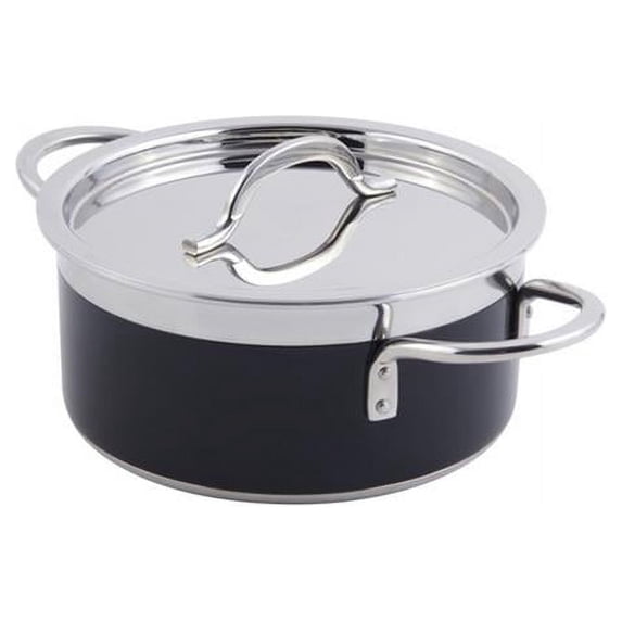 Bon Chef 60300BLACK Classic Country French 2.3 Quart Pot with Cover