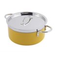 thumbnail image 1 of Bon Chef 60300YELLOW 7.75 in. dia. Classic Country French Collection 2 quart Pot with Cover, Yellow - 9 oz, 1 of 1