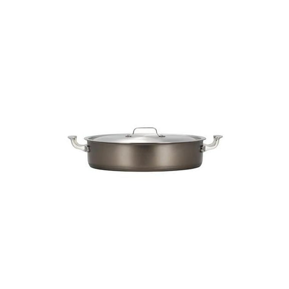Bon Chef  9 qt Hotstone Taupe Cucina Pot with Cover - Induction Bottom
