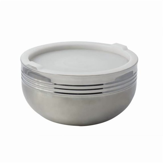 Bon Chef 9316 12 in. dia. Cold Wave Bowl & Stacking Cover, 7 quart