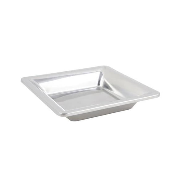 Bon Chef 9322 11.87 x 11.87 x 2.25 in. Cold Wave Platter, Satin