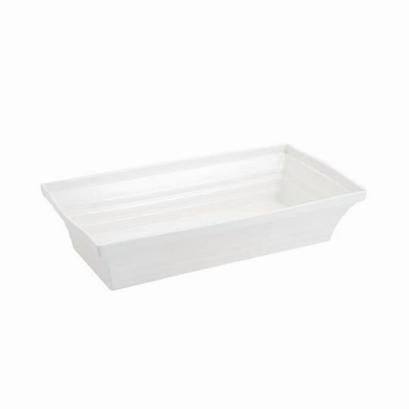 Bon Chef  Americana Square 10 quart Bowl - Ivory - 10.25 x 19 x 4 in.