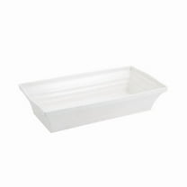Bon Chef Americana Square 10 quart Bowl - Ivory - 10.25 x 19 x 4 in.