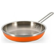 Bon Chef  Classic Country French Collection Saute 3 quart Pan & Skillet Long Handle No Cover - Orange - 4 oz