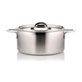 thumbnail image 1 of Bon Chef  Country French Two Tone Stainless Steel 2 quart Pot with Cover & 2 Round Handles, 1 of 1