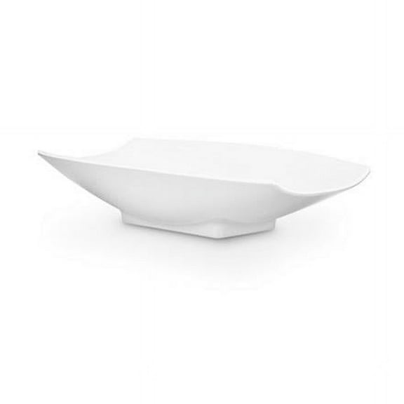 Bon Chef  Melamine Curves Bowl with All White - 24 oz White