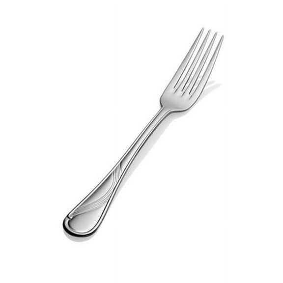 Bon Chef S2206 8.11 in. Wave Euro Dinner Fork, Pack of 12