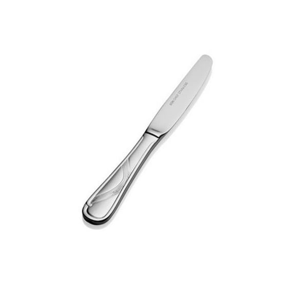 Bon Chef S2217 6.90 in. Wave Euro Solid Handle Butter Knife, Pack of 12