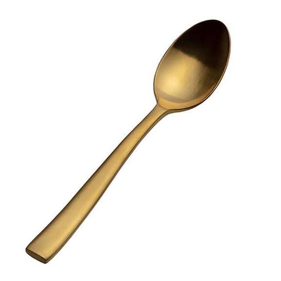 Bon Chef S3000GM Manhattan Matte Gold 6-1/2 Teaspoon - Dozen"