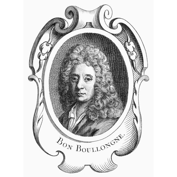 Bon De Boullongne N(1649-1717). French Painter. Copper Engraving French 18Th Century. Poster Print by