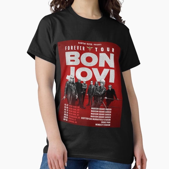 Bon Forever Tour Date Oseng Band Concert T-Shirt