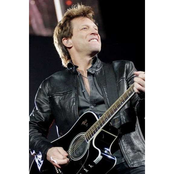 Bon Jovi 24x36 Poster great pose in concert playing guitar