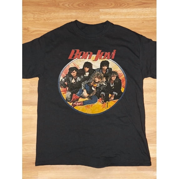 Bon Jovi Band World Tour Concert Short Sleeve Cotton Unisex T-Shirt