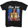 thumbnail image 1 of Bon Jovi Bon Slippery Black Adult T-Shirt 3Xlt, 1 of 2