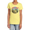 thumbnail image 1 of Bon Jovi Bon Sphere Women's T Shirt, Banana, Large, 1 of 6