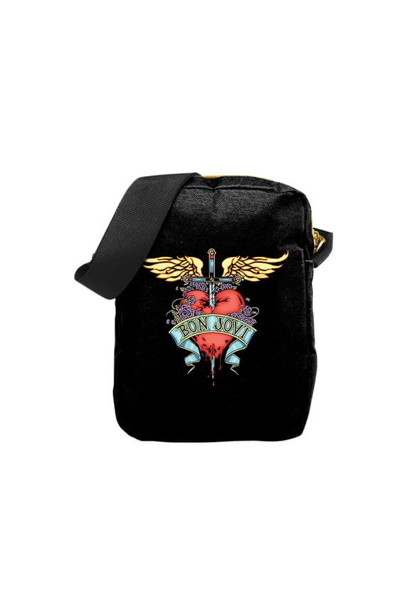 Bon Jovi Dagger Band Logo Crossbody Bag