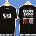 thumbnail image 1 of Bon Jovi Forever Tour Dates 2026 Graphic Shirt,White Color,Size 2XL, 1 of 5