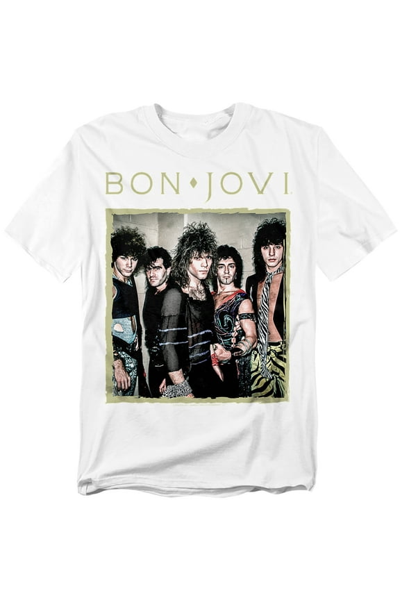 Bon Jovi T-Shirt Framed Unisex Graphic Tee For Men & Women