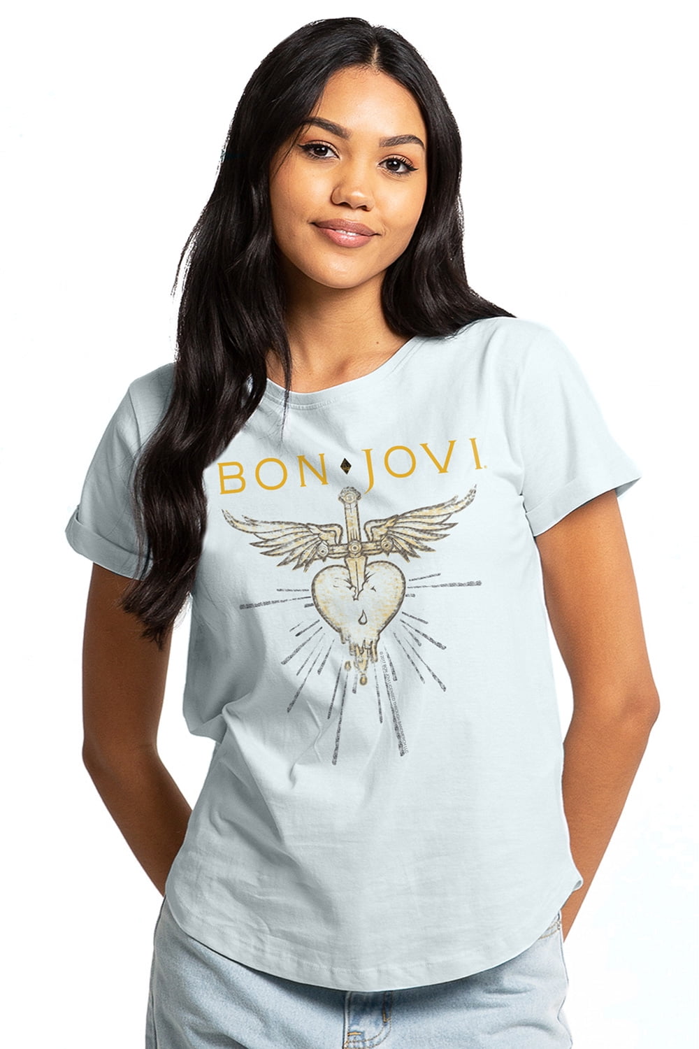 Clothing Bon Jovi T Shirt Women's Junk Food Womens Graphic