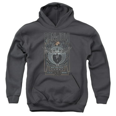 Bon Jovi - Keep The Faith - Youth Hooded Sweatshirt - Medium