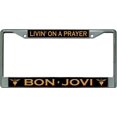 thumbnail image 1 of Bon Jovi Livin' On A Prayer Chrome License Plate Frame, 1 of 1