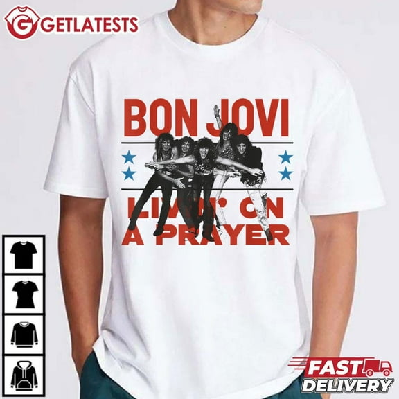 Bon Jovi Livin’ On A Prayer T-Shirt